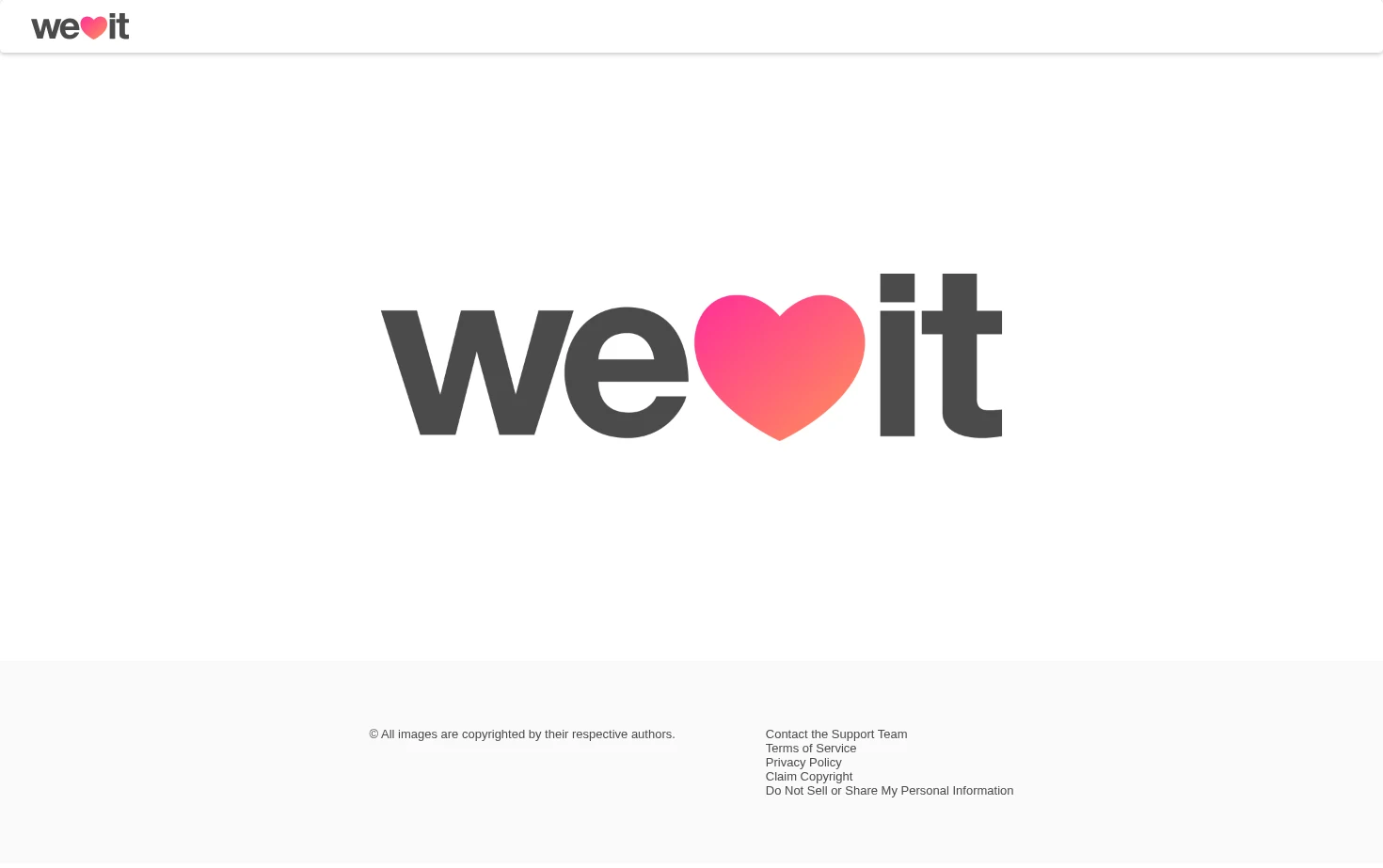 We Heart It 页面快照